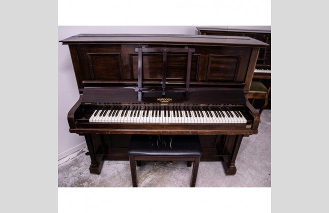 Used Murdoch Mahogany London Upright Piano Sold As Seen Bargain - Image 1